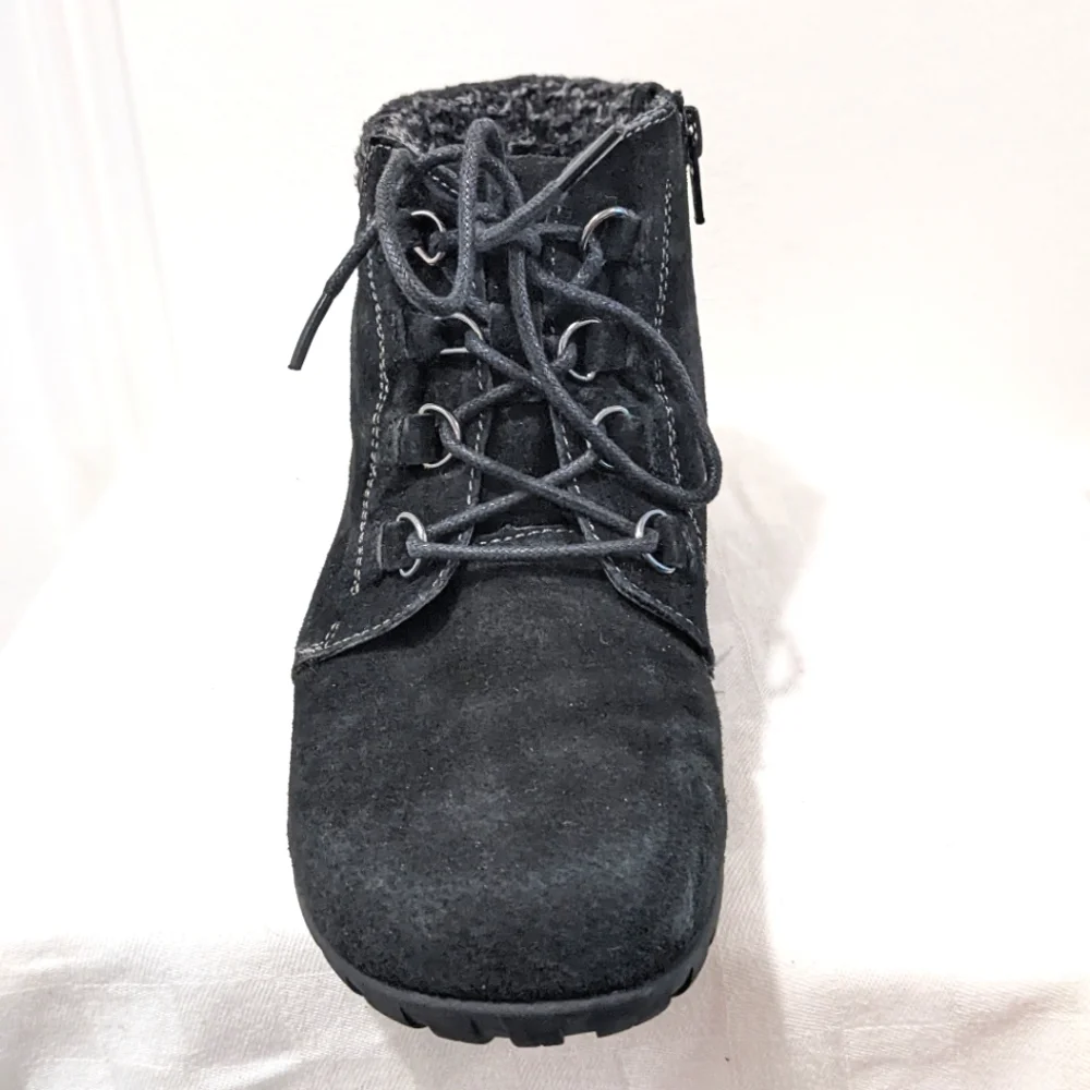 Suede lace up boots by Propet
